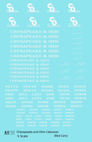 Scale decals chesapeake - s,