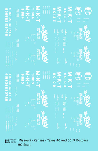 Scale decals missouri - ho,