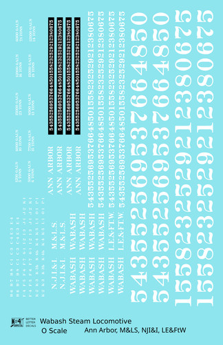 Scale decals wabash - decals, ann