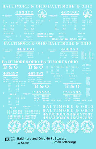Scale decals baltimore - k4, o
