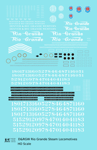Hon3 scale decals - ho/hon3,