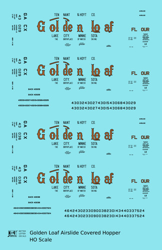 Scale decals tennant - k4, ho