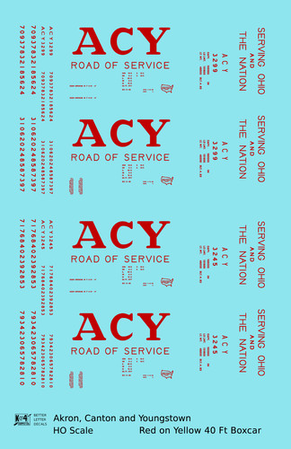 Scale decals akron - k4,