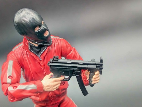 Scale printed mp5k - 3d,