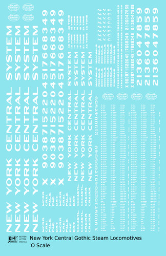 Scale decals new - scale, york