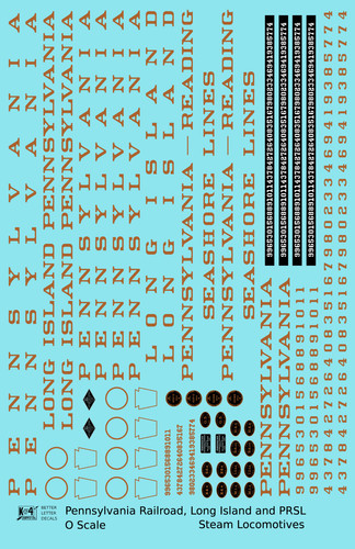 Scale decals pennsylvania - k4,